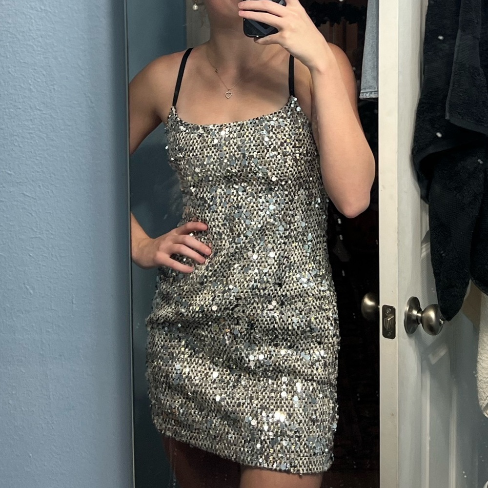Lulu’s sequin mini dress